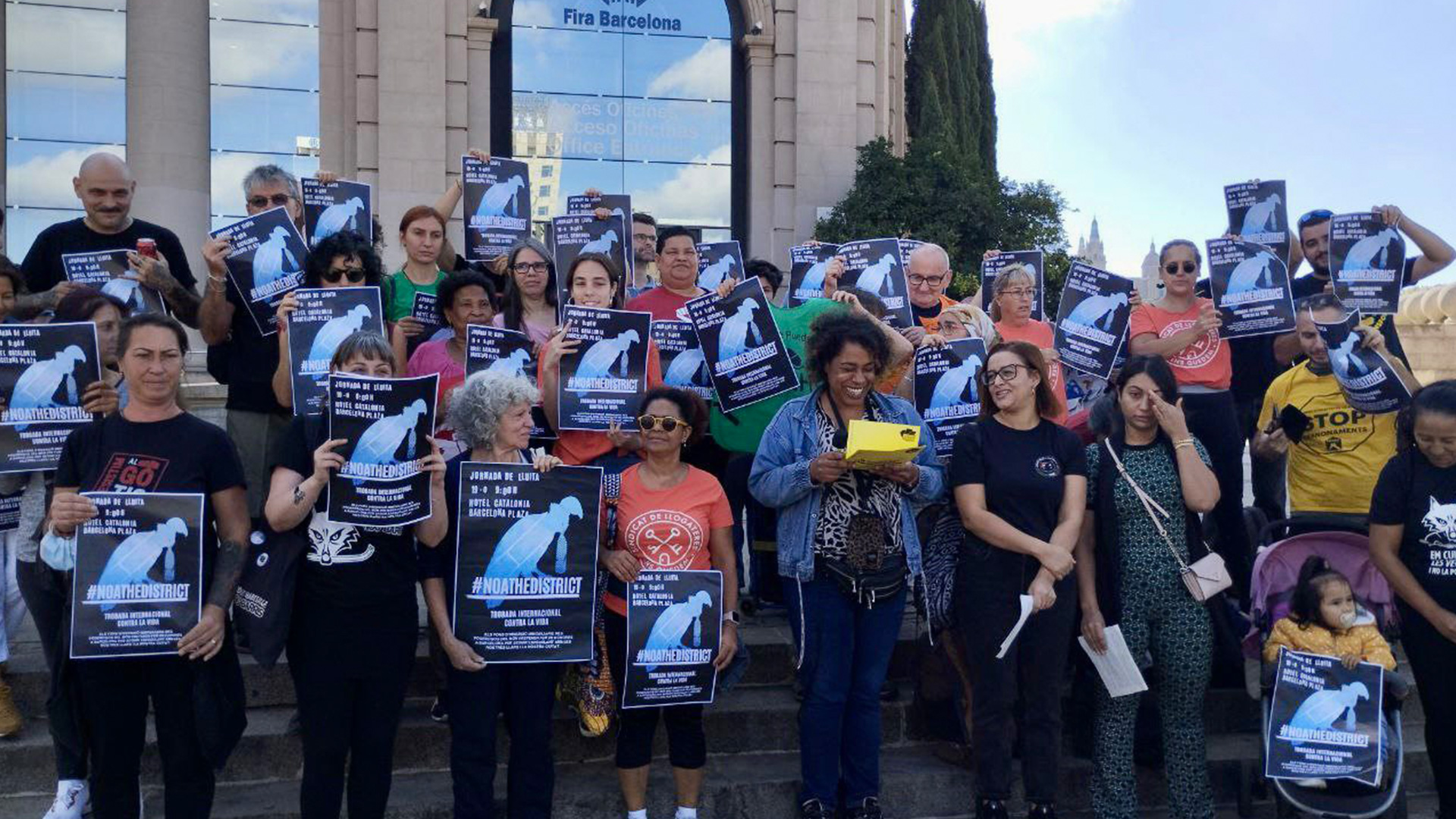 Movilizaciones el 19-O contra la celebración de The District en la Fira de Barcelona