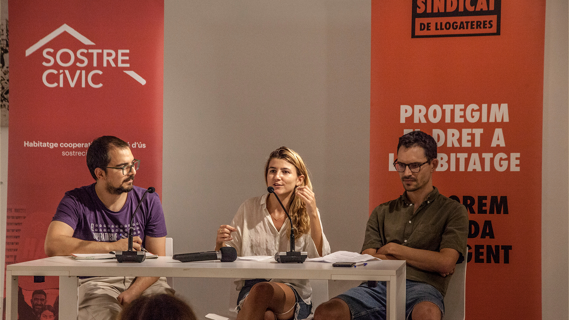 Sindicalismo y cooperativismo levantan la primera piedra de una nueva cultura del derecho a la vivienda