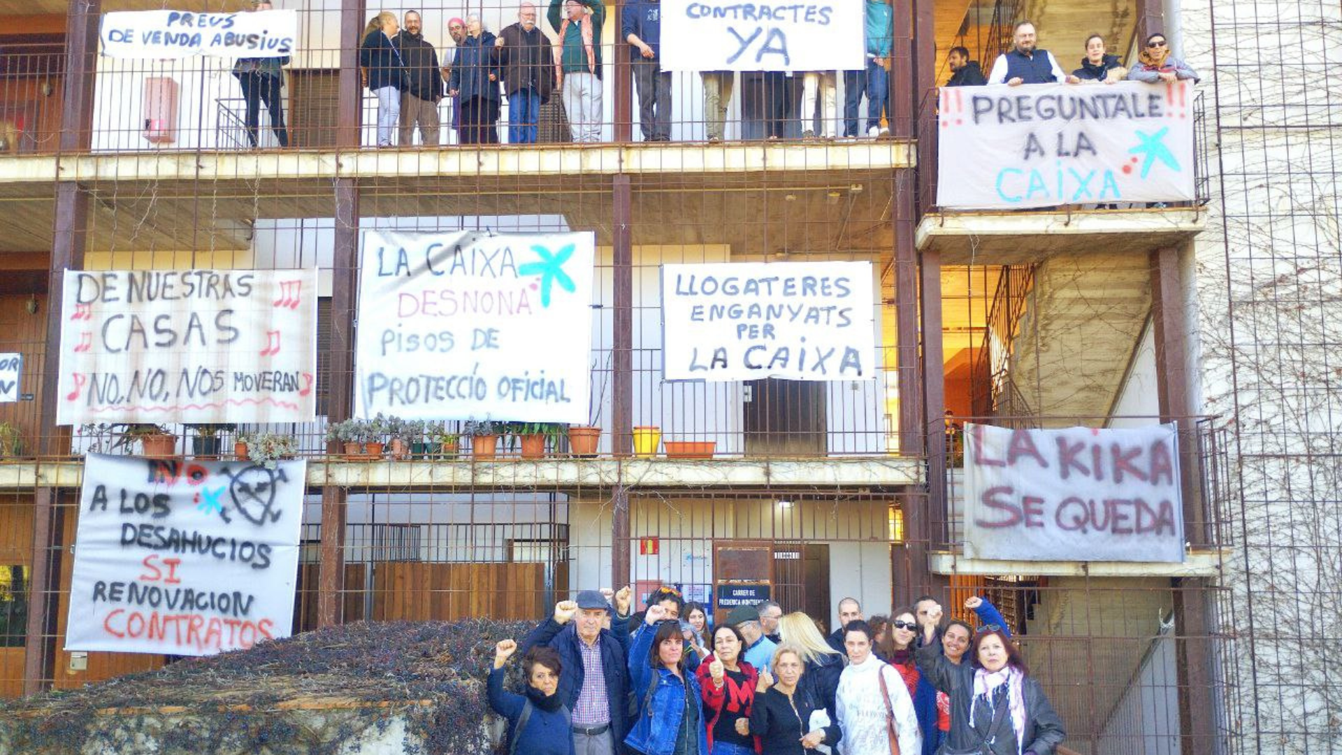 Detenemos el desahucio de La Quica gracias a la fuerza vecinal