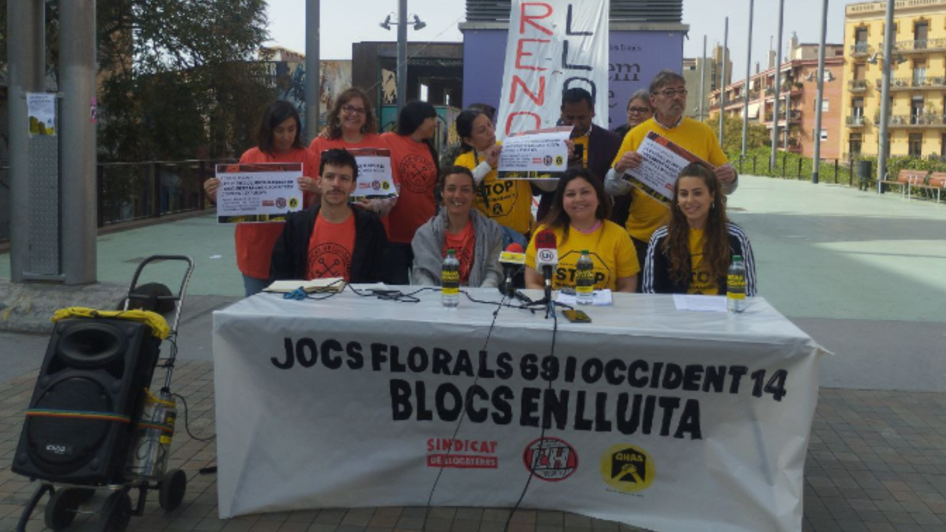 Vecinas organizadas en Occident 14 contra la expulsión para hacer colivings