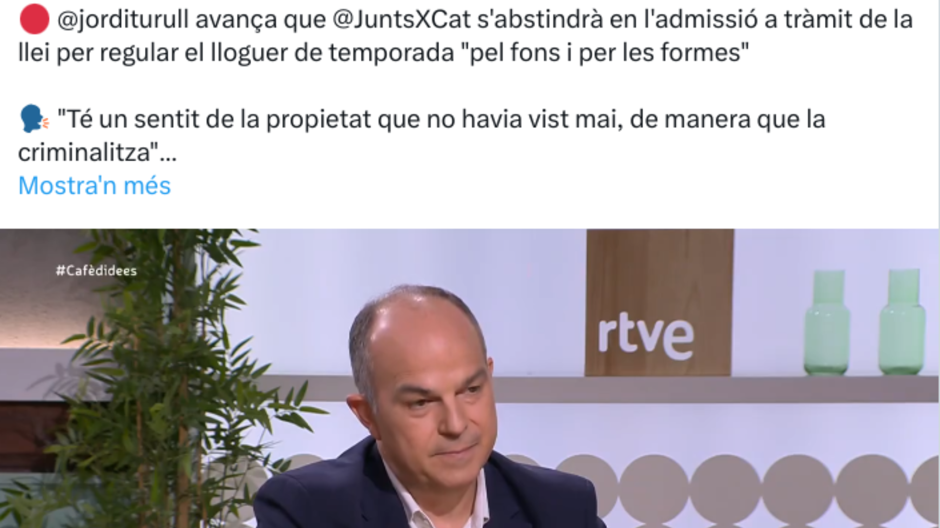 Junts se suma al bloque de PP y Vox para impedir que se lleve a debate la Proposición de Ley elaborada por los Sindicatos de Inquilinos