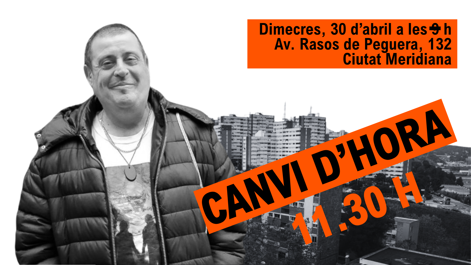 Mañana 30 de abril, Cerberus quiere desahuciar a Juanjo y cerrar el círculo de la estafa hipotecaria en Ciutat Meridiana