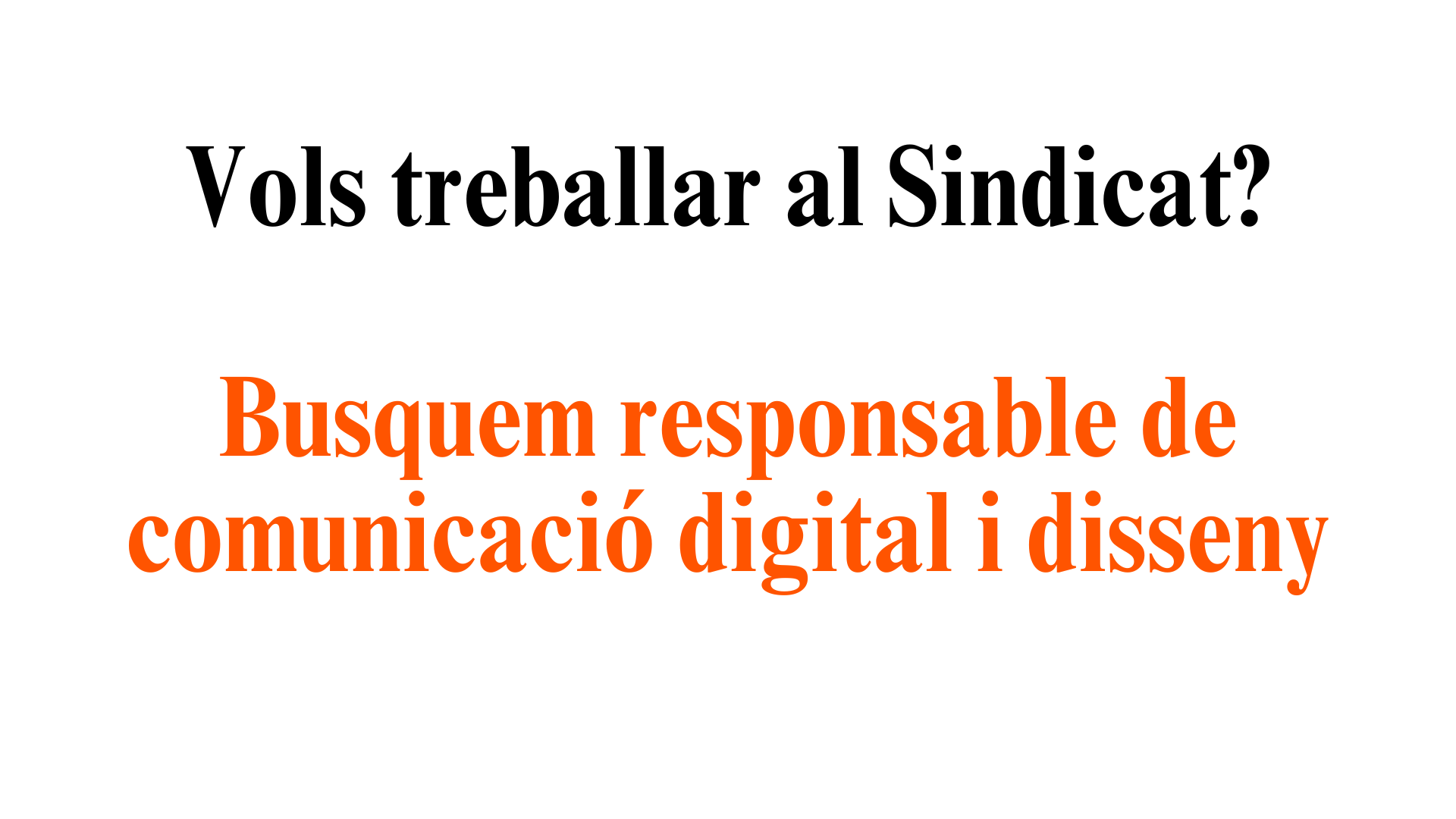 Buscamos responsable de comunicación digital y diseño